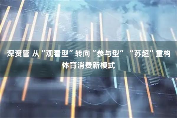 深资管 从“观看型”转向“参与型” “苏超”重构体育消费新模式